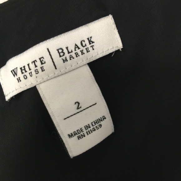 Simple Black Ruffle Dress WHBM - Picture 8 of 8